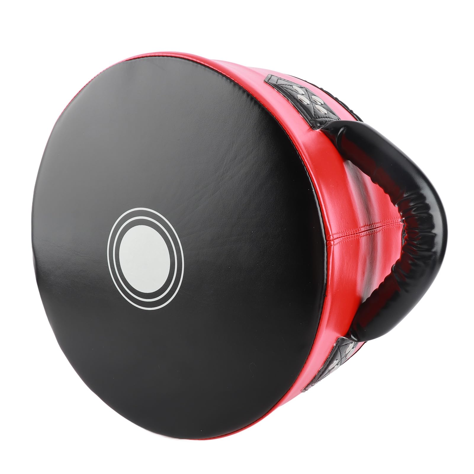 Haofy Bouclier de Boxe en Cuir PU avec Brassards Réglables pour l'entraînement de Force, adapté à Les âges et Niveaux de Compétence, 34 X 17 Cm