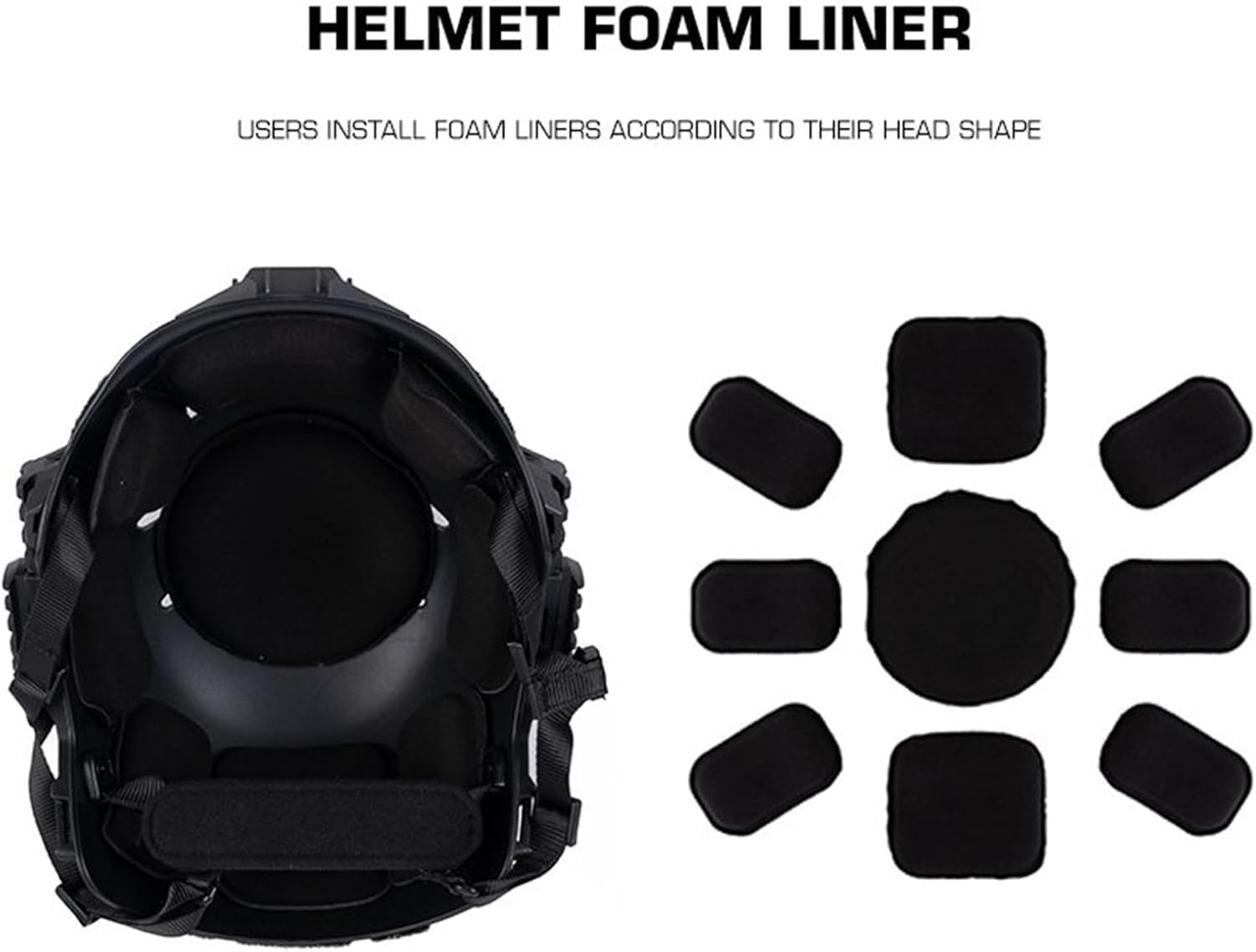 Casque Tactique Rapide Airsoft Masque Et Flip-Up Set De Lunettes Intégrées, Equipement De Protection Tactique Réglable Extérieur pour Chasse CS Paintball Airsoft Jeux