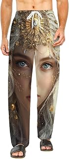 Moon Goddess Selene Greek Mythology Mens Pajamas Pants Women Sleepwear Lounge Pant Sleep Comfy