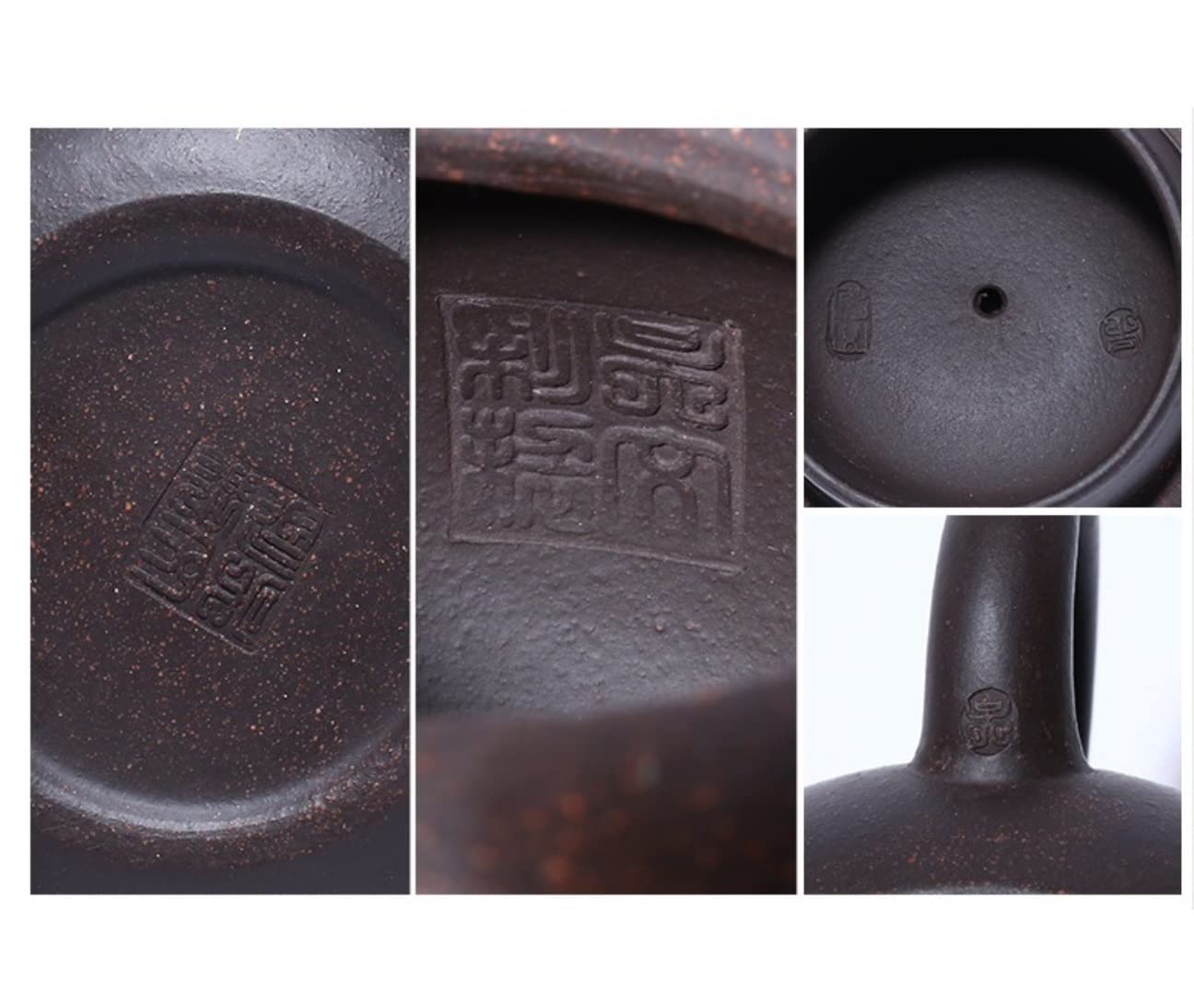 Theiere en Fonte Théière en Fonte Théière 8 Oz/0,24 L en Argile Noire Théière Peinte À La Main en Boue Japonaise Théière Théière Fonte
