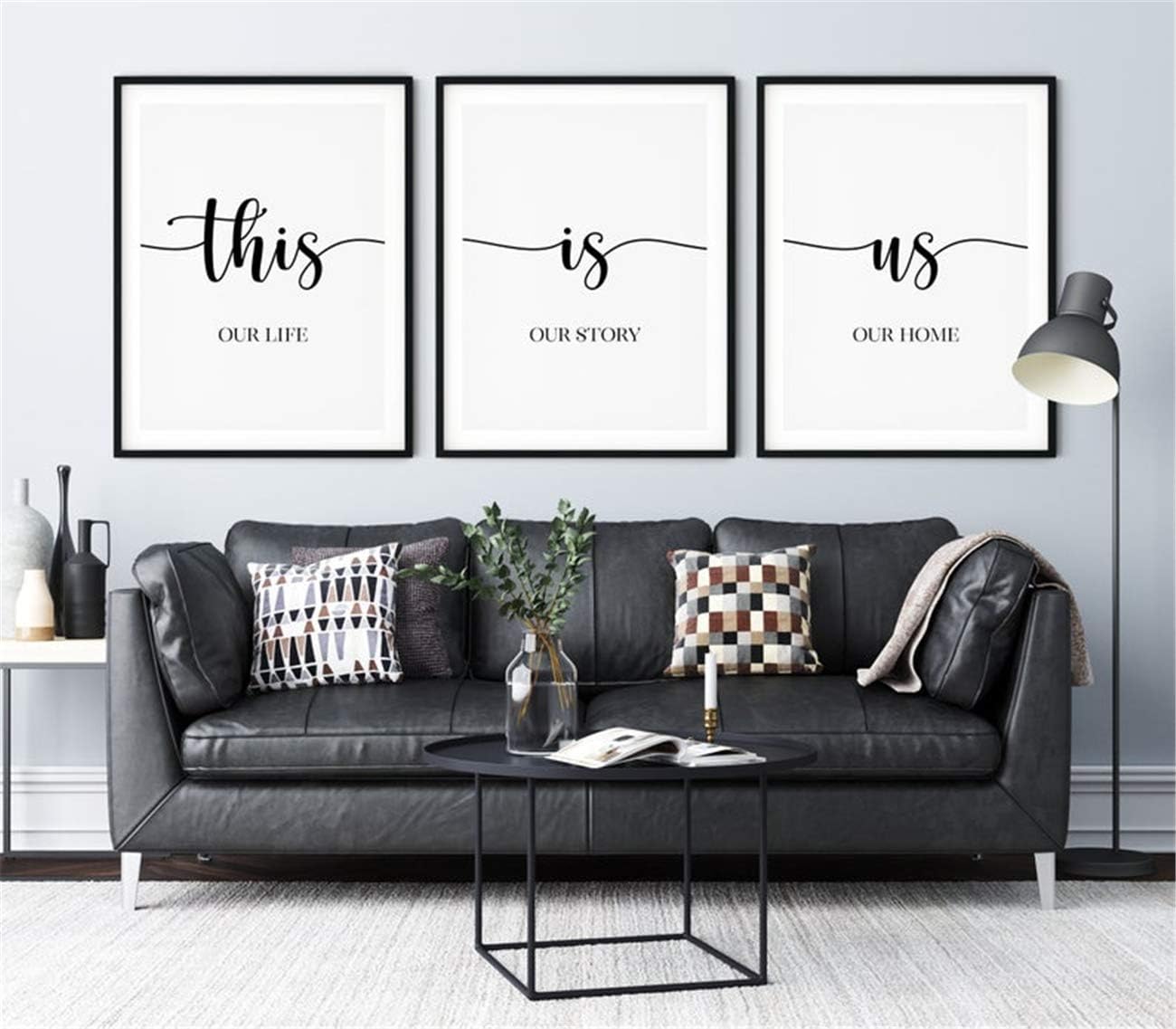 Funny Kitchen 3 Pieces Hangry Snaccident Calories Definition Posters Prints Wall Art Canvas Painting Pictures for Dining Room Wall Decor Framed Ready to Hang