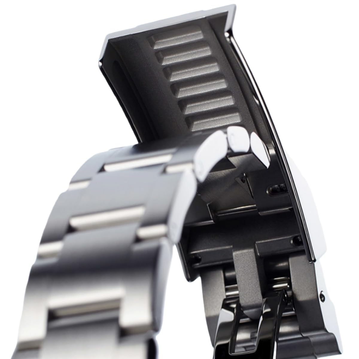 Cinturino Orologio Acciaio Inossidabile Bracciale Metallo Ricambio Oyster Maglie 20mm Chiusura Scorrevole per Rolex Submariner