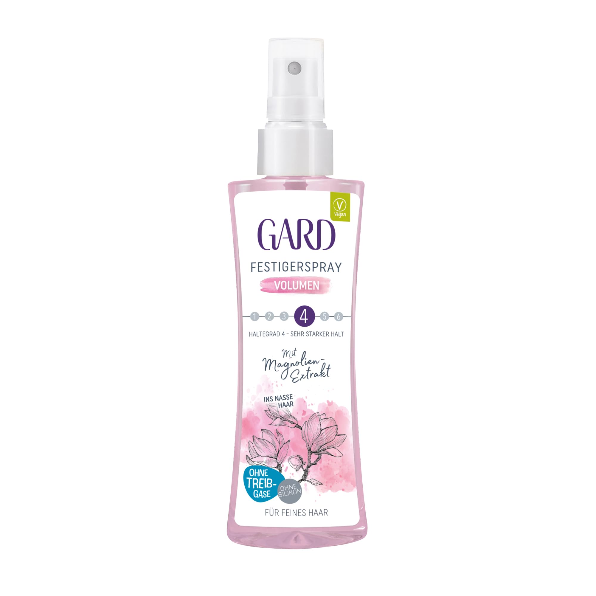 GARD Festigerspray – Festigerspray zum Sprühen, 145 ml, silikonfrei, Bambus-Extrakt & Magnolia-Extrakt