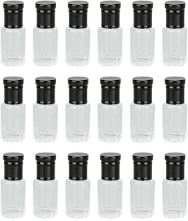 Hunky Dory 24pcs 3ml Empty Reusable Essentail Oil Roll on Glass Bottles with Black Caps For Beauty Use Price In India