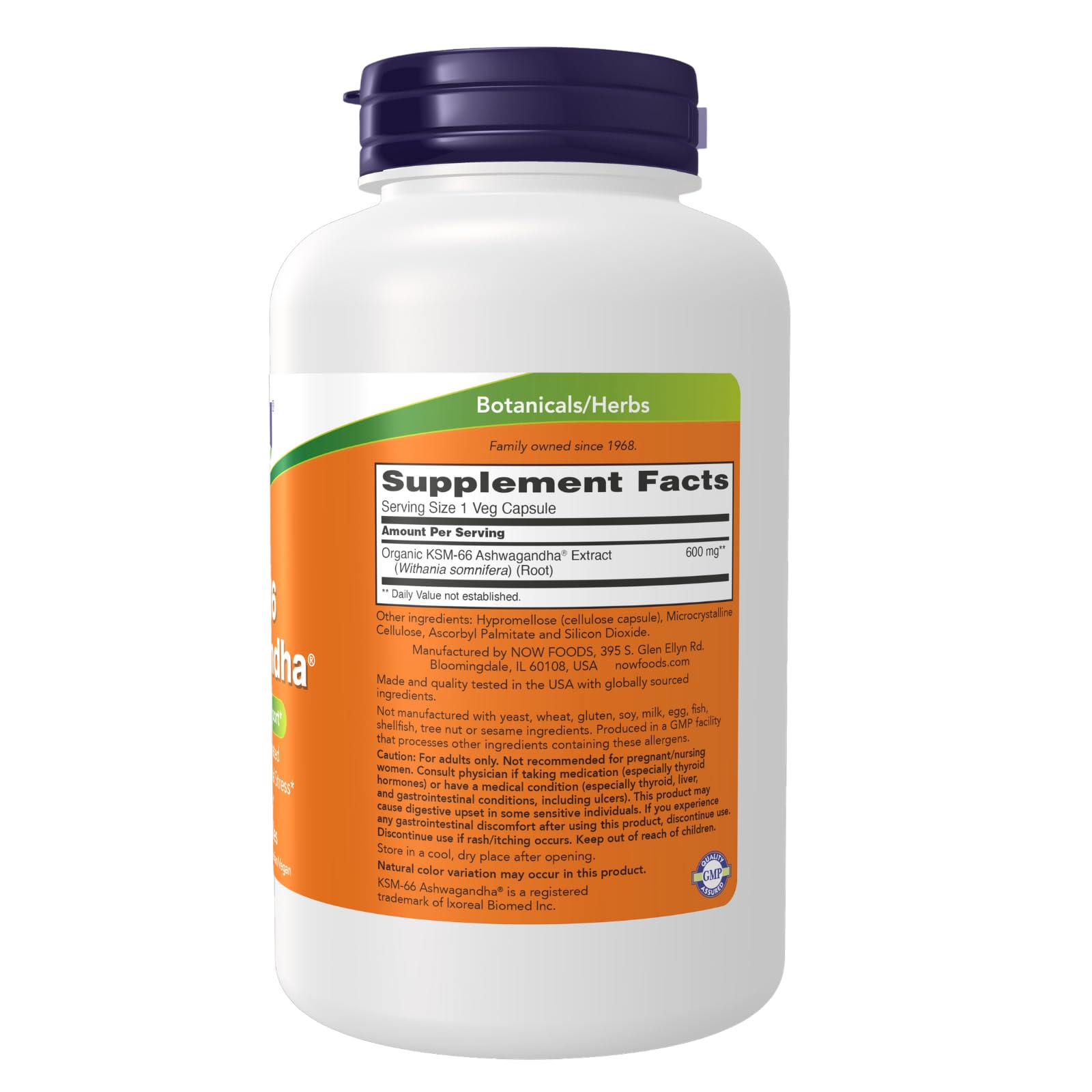 Now Supplements, KSM-66 Ashwagandha®, Stress and Sleep Support, 180 Veg Capsules