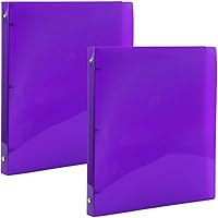 Vista 43 de JAM PAPER - Carpetas de plástico de 1 pulgada - Carpetas de 3 anillas surtidas (rojo, azul, verde y naranja) - Paquete de 4