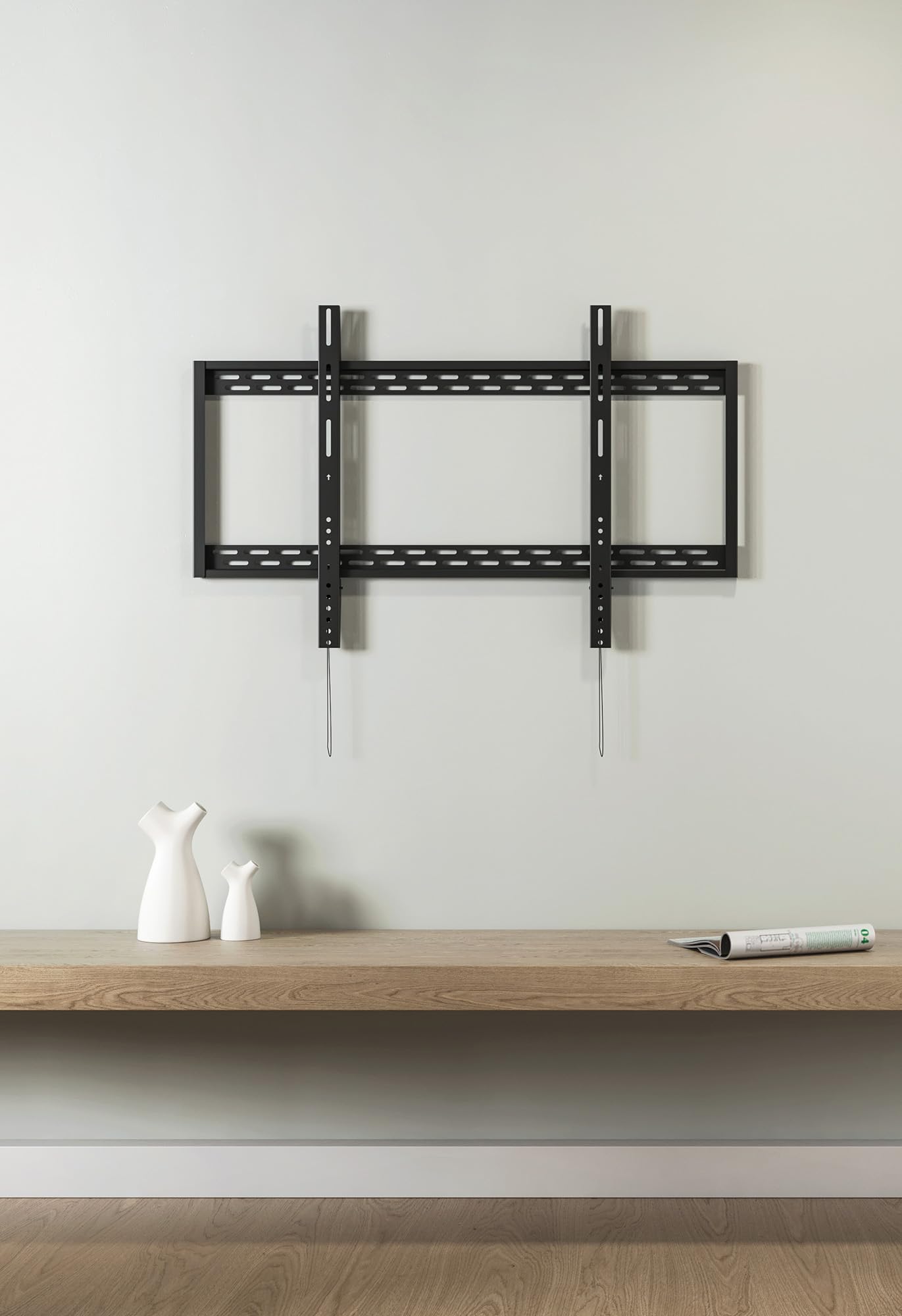 Manhattan 461993 Wandhalterung Slim fest TV LED LCD 60-100 Zoll schwarz