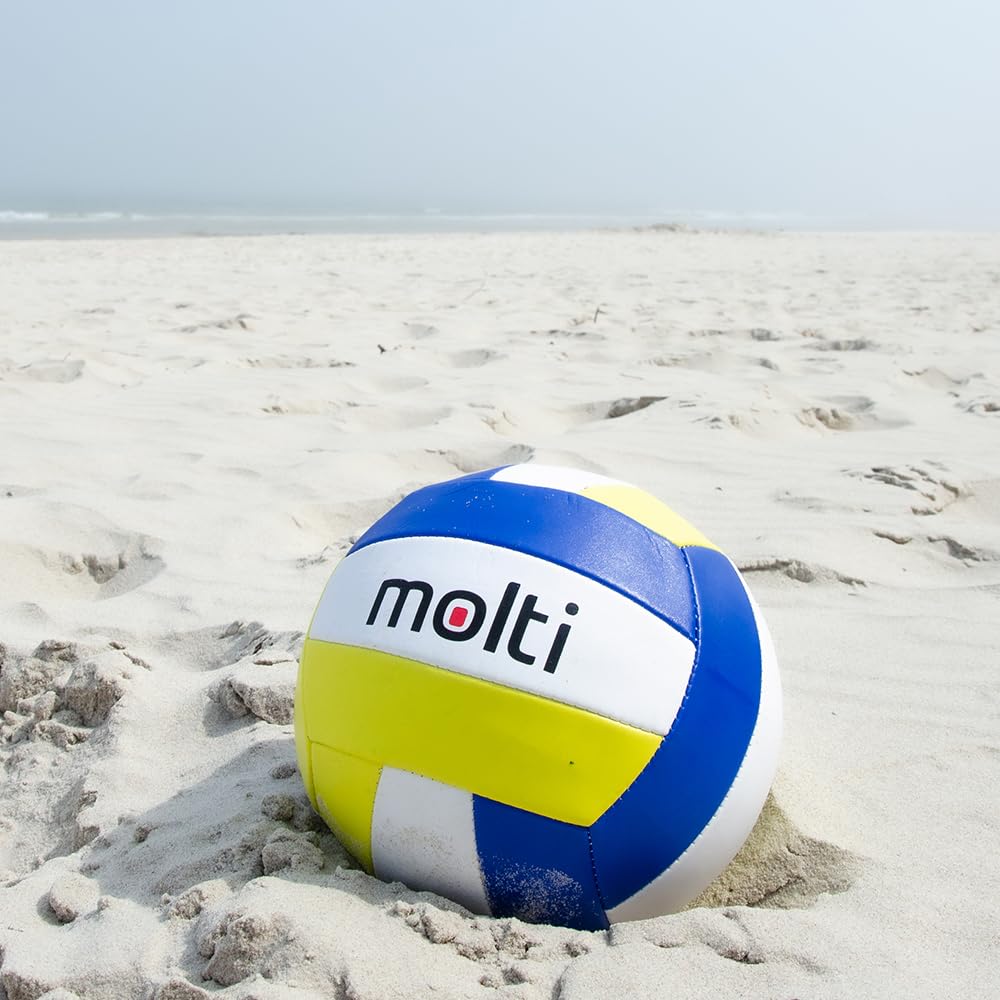 molti Piłka do siatkówki plażowej, rozmiar 5, sport, czas wolny, do użytku wewnątrz i na zewnątrz, gra zespołowa, piłka rekreacyjna