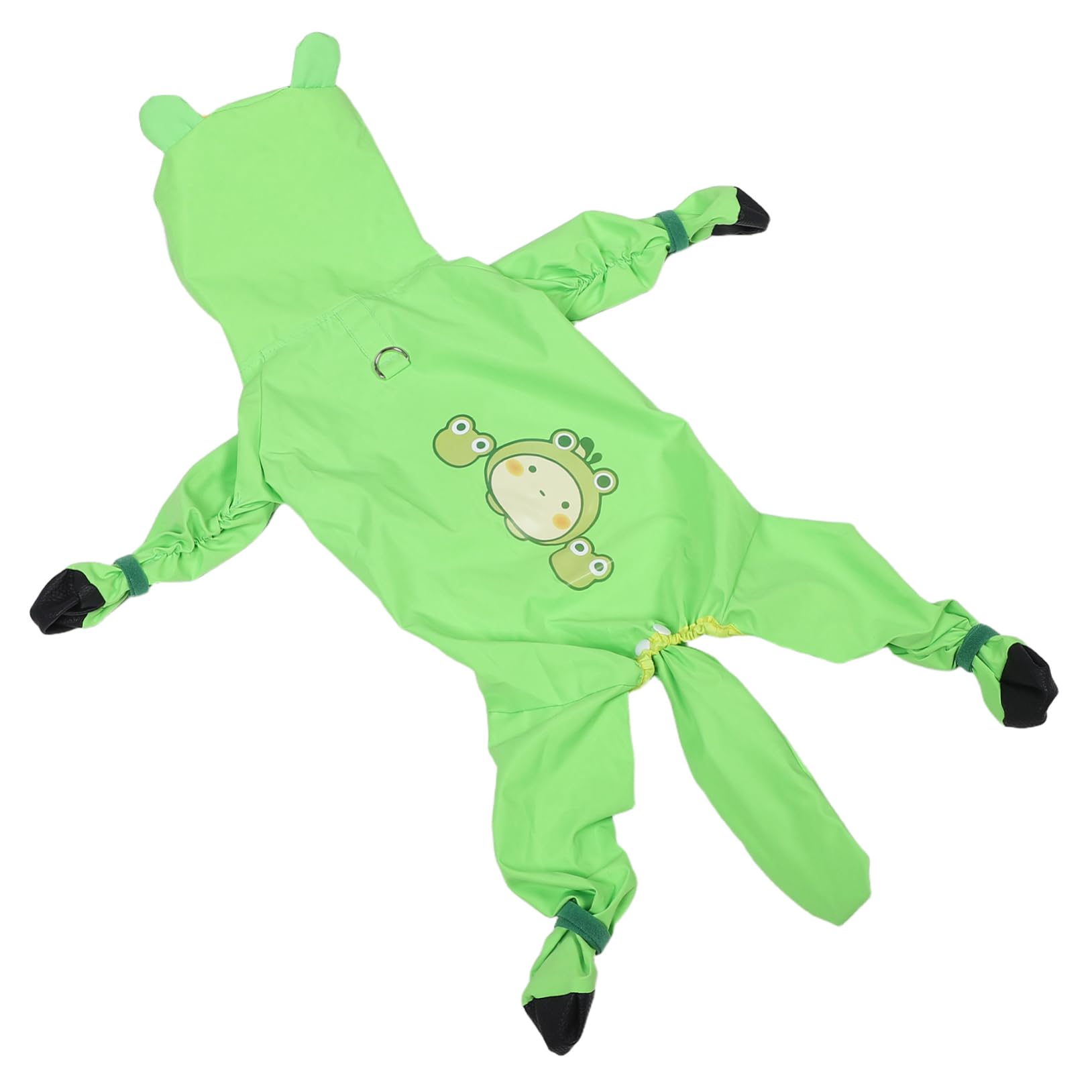 HANABASS Adjustable Straps Dog Rain Jacket Small/Medium Dogs Full Coverage Rain Suit Waterproof Soft Material