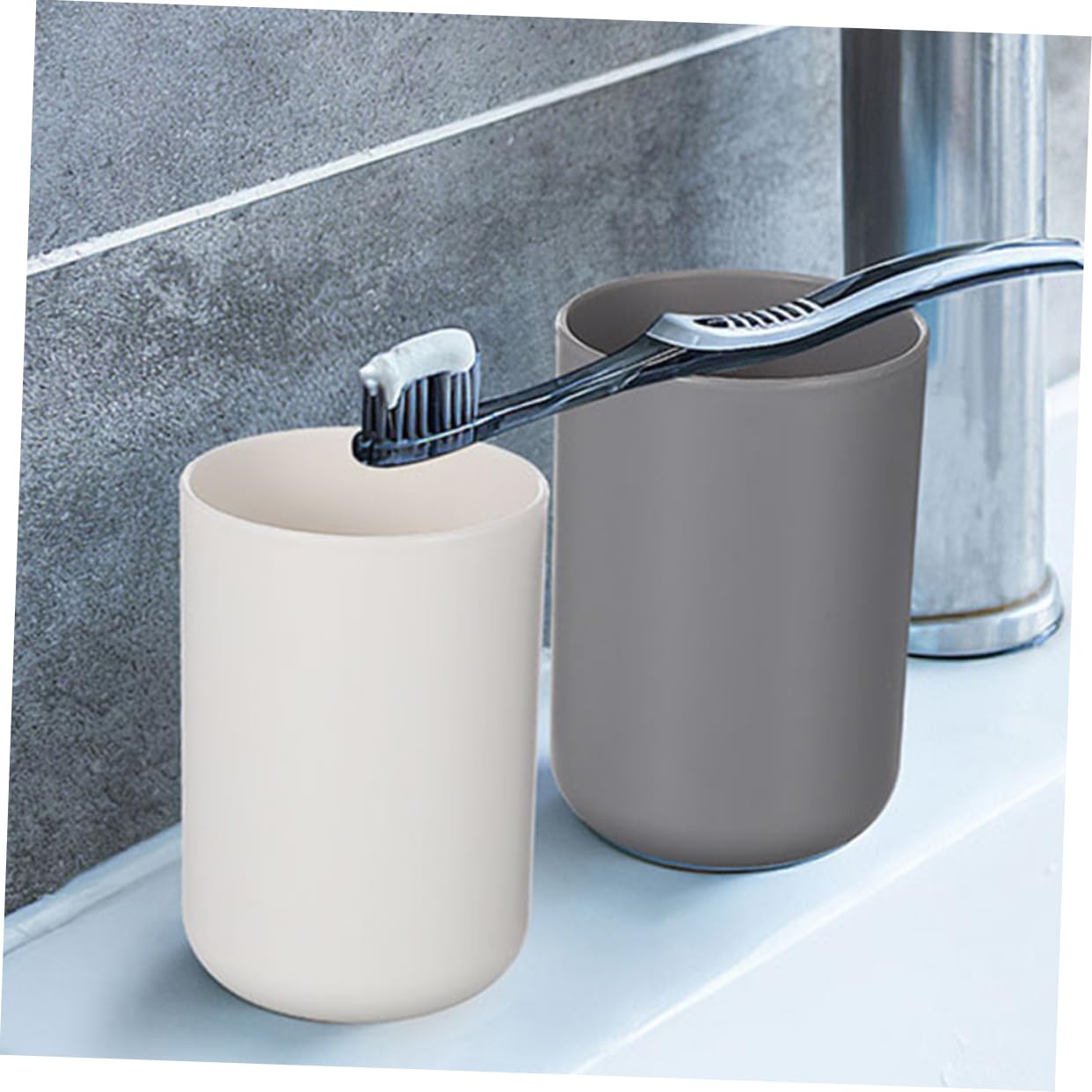 Garneck 15 Pezzi Tazza Tazze per Lavaggio Bocca Porta Spazzolino Riutilizzabile Tazze Multiuso per Spazzole Bicchieri per Bere Bicchiere da Viaggio Tazze per Risciacquo dei Denti Porta