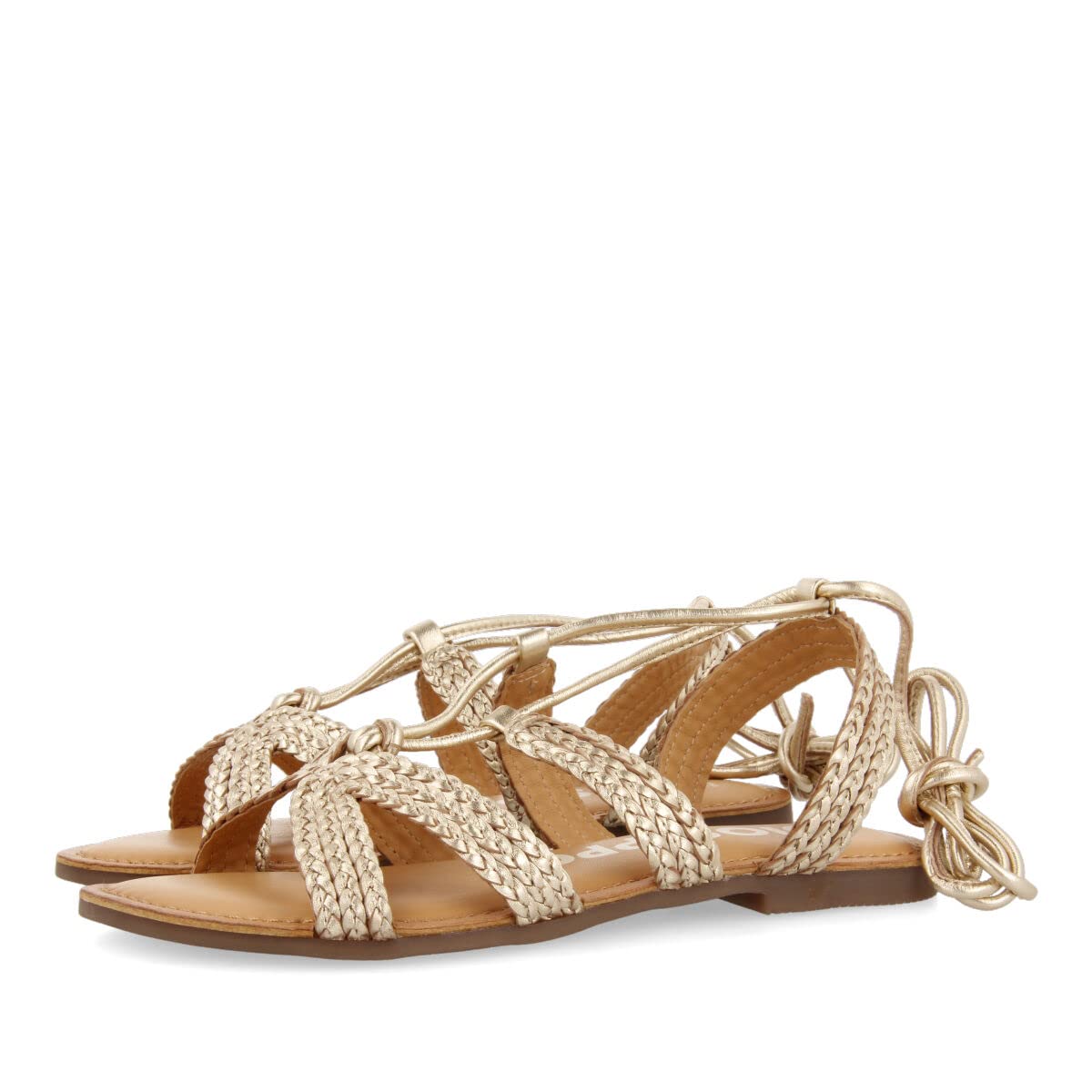 GIOSEPPO Women's Darney Sandal, Gold, 4 UK