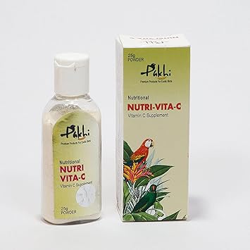 Pakhi Nutri Vita-C Mega Nutri with Nutri Care Birds Nutritional Care Powder Supplements (25gm) - Pack of 6