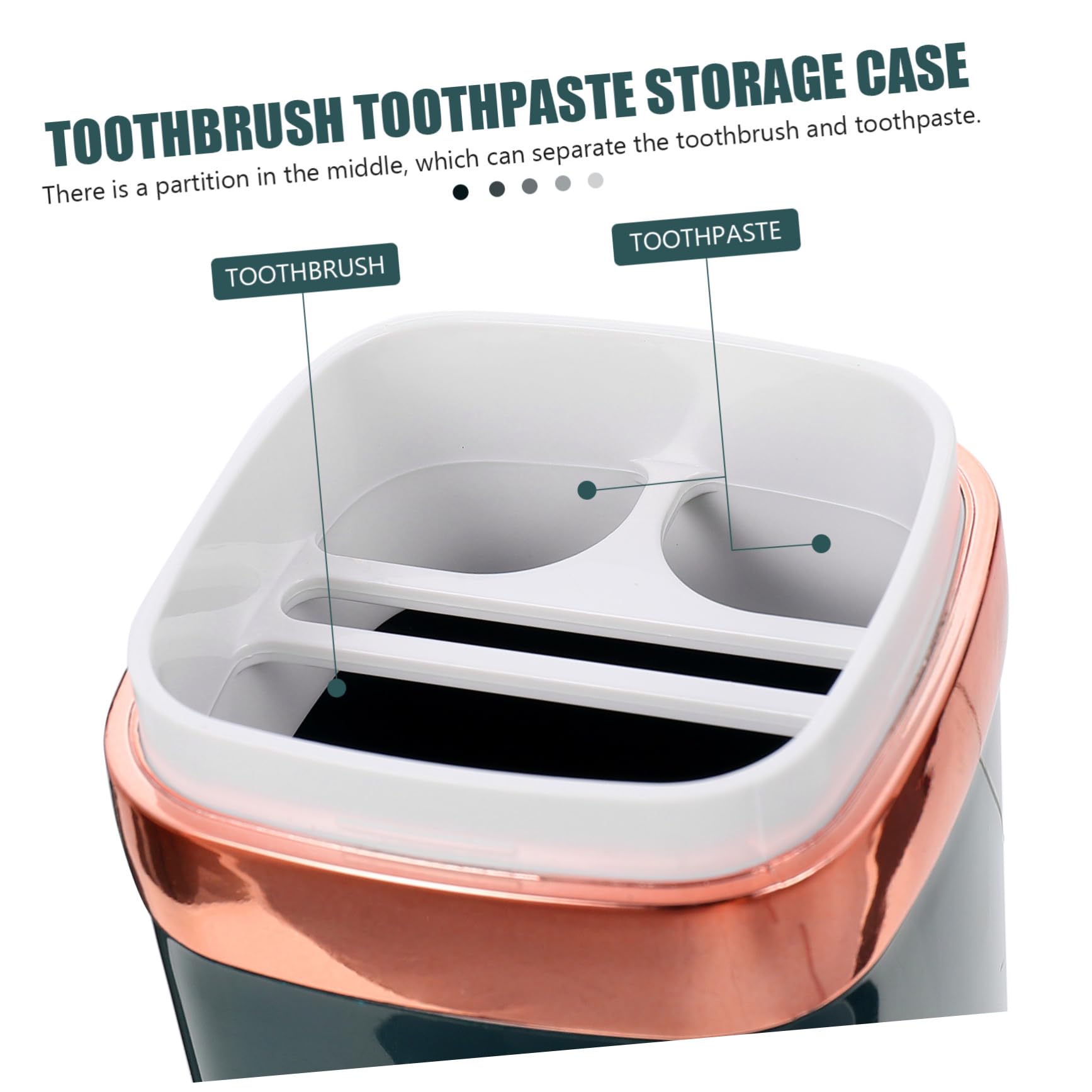 Portaspazzolino da viaggio, 5 pezzi, contenitore portatile per spazzolino da denti, accessorio da esterno, porta spazzolino da denti, custodia portatile da viaggio, tazza da bagno, accessorio da