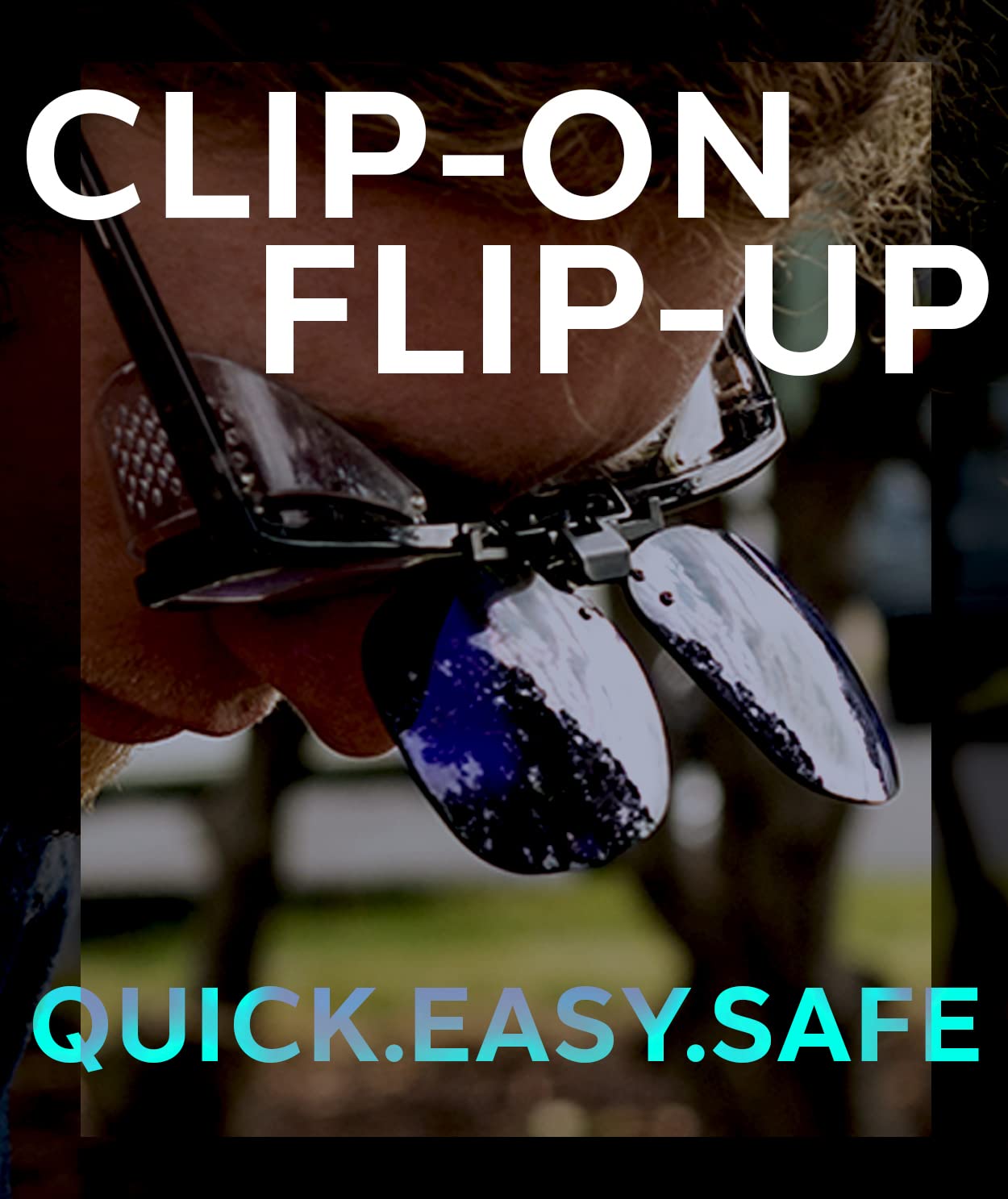 Cobalt Blue Clip On Flip Up Safety Glasses for Welding Metal Fabrication Hot Glass Working Foundry Work Shades 4 6 8 product thumbnail 7