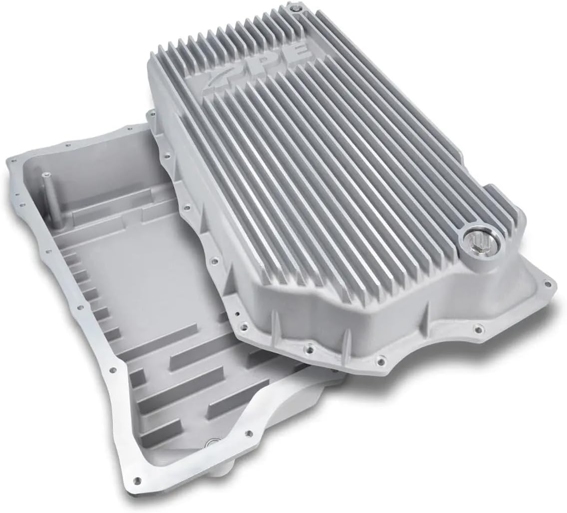 PPE Heavy Duty Cast Aluminum Deep Transmission Pan (RAW) 128051400 Compatible for 2020+ GM/Chevy with Allison 10L1000 Transmission
