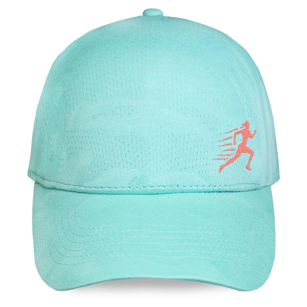 TeddyT's Women's Breathable Lightweight Running Baseball Cap Hat (Turquoise)
