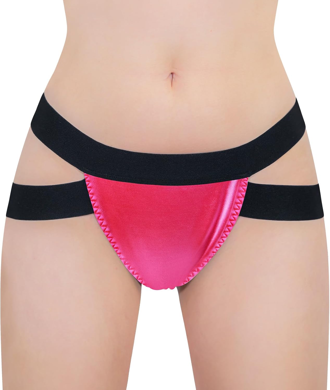 Littleforbig Double Band Thong Tucking Gaff Panties Smooth Silky Hiding Gaff Shaping Briefs for Crossdressers - Image 2