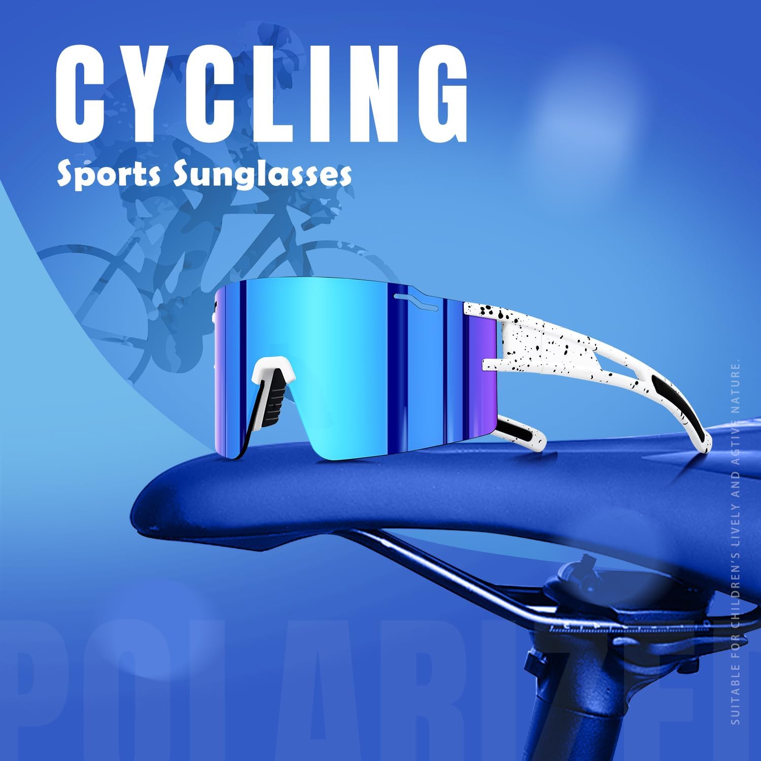 SPOSUNE Youth Baseball Sunglasses 3PACK Kids Sunglasses for 6-16 Boys Girls UV400 Protection Softball Cycling Glasses - Image 8