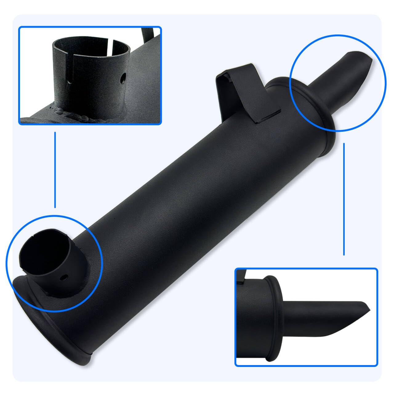 Amazon.com : 237550 237550S Engine Muffler Exhaust 105-296