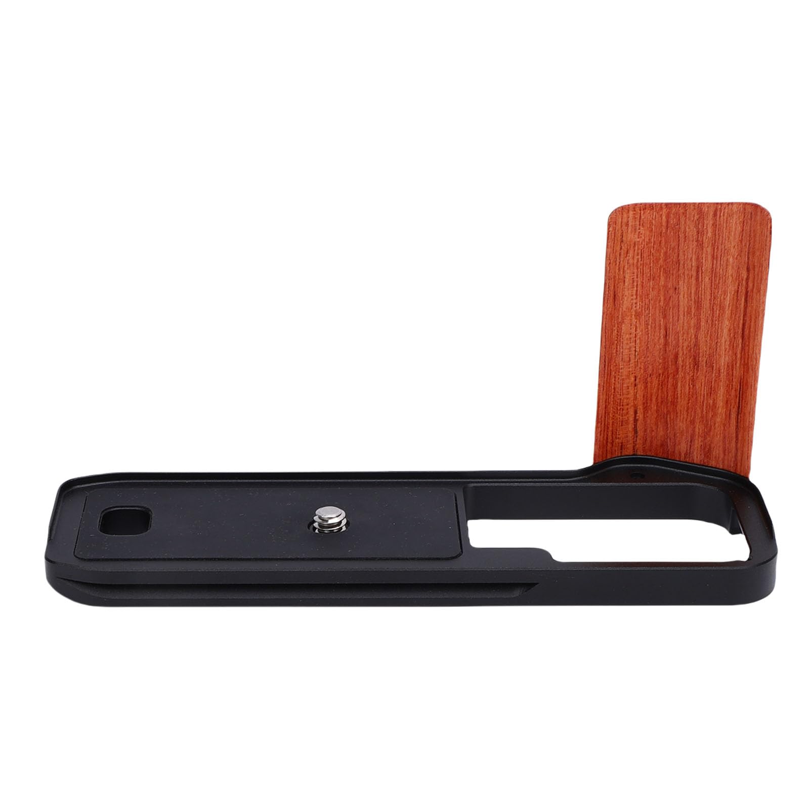 Impugnatura a L per Fotocamera per Fujifilm GFX 100RF, Grip | Maniglia laterale in legno, Piastra di base a sgancio rapido, Adatto allo stabilizzatore Arca, Facile accesso al vano
