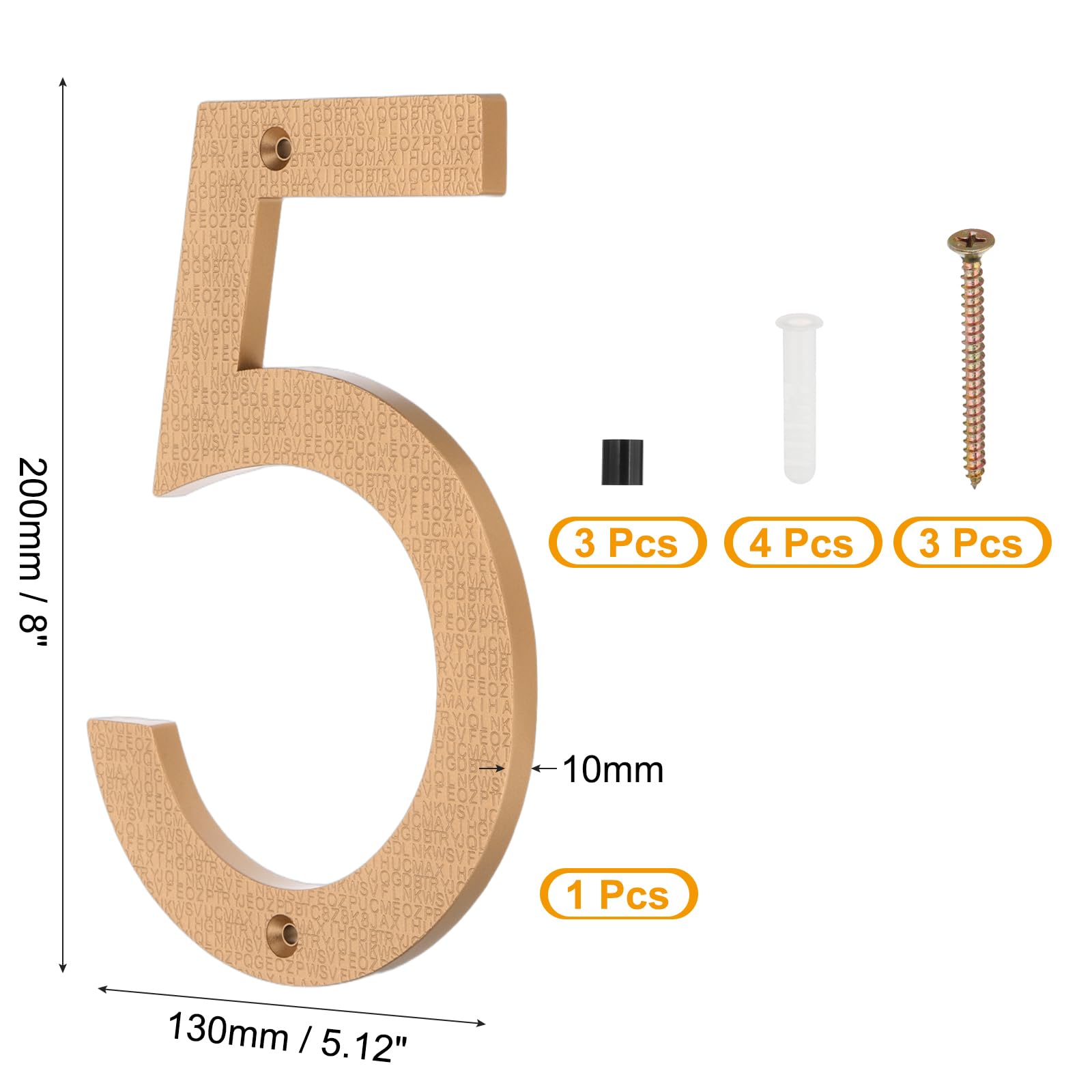 PATIKIL 8 Inch House Numbers - Image 2