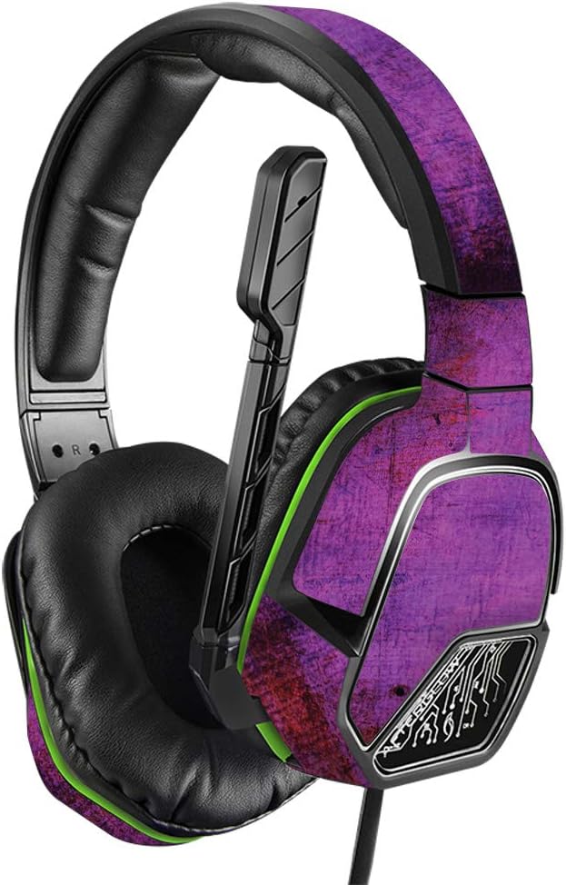 MightySkins Skin Compatible with PDP Xbox One Afterglow LVL 3 Headset - Purple Sky | Protective, Durable, and Unique Vinyl wrap Cover | Easy to Apply, Remove, and Change Styles | Made in The USA