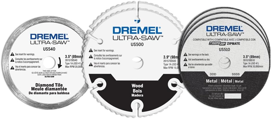 Dremel US40-04 Ultra-Saw Tool Kit with Dremel US700 Ultra-Saw 6-Piece Cutting Wheel Kit