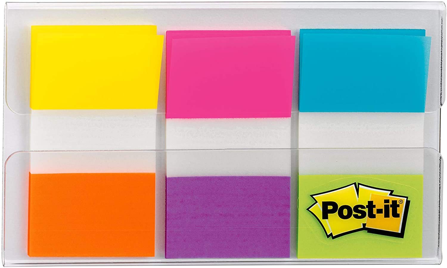Post-it Flags Electric Glow.94 x 1,77 Zoll, 60 Flaggen pro Packung, verkauft als 6 Stück, insgesamt 360 Flaggen (680-EG-ALT)