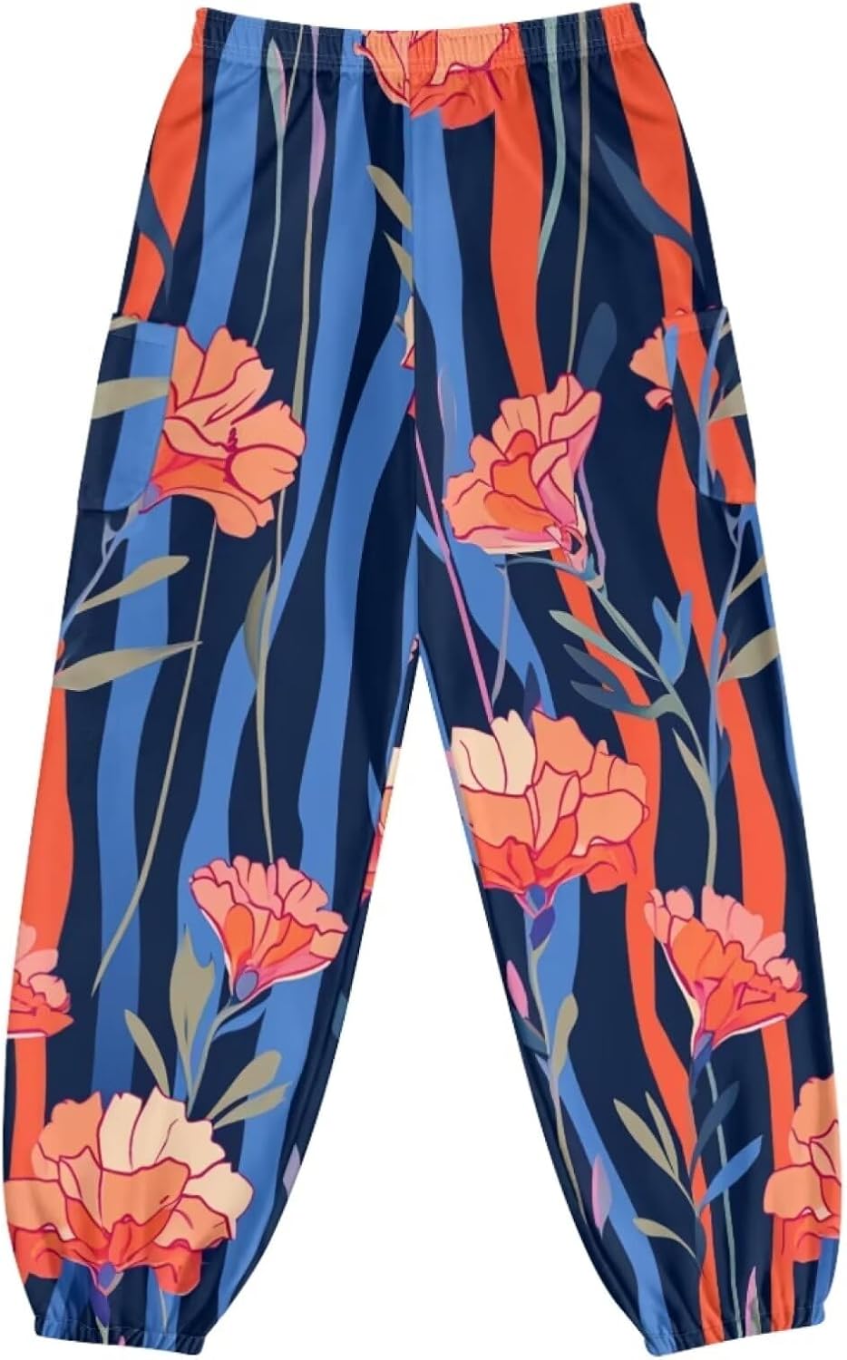 Modysero High Waisted Harem Pants for Women Yoga Pants with Pockets Loose Casual Summer Sweatpants for Ladies