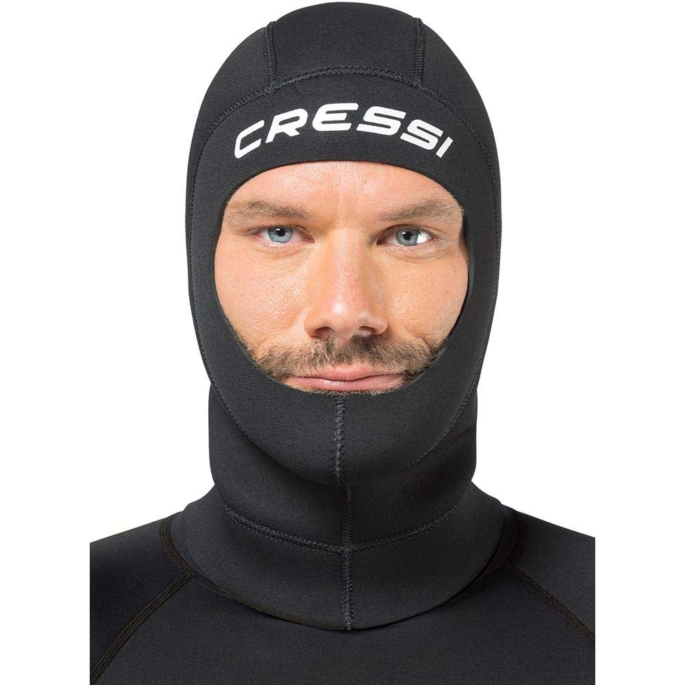 Cressi Solo Hood 2mm, Black Kapuzen