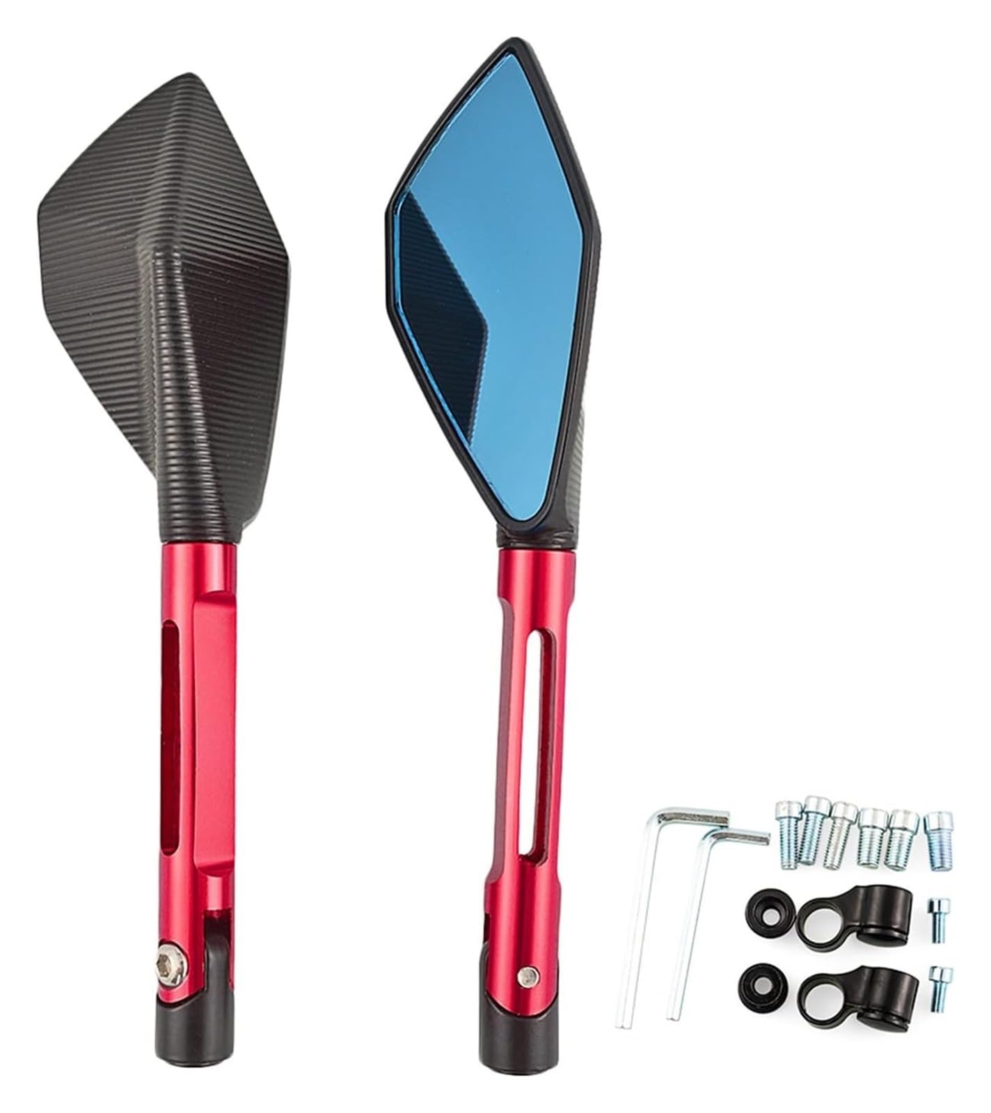 Espejos retrovisores moto para rutas urbanas y carretera en Kawasaki Ninja 300 y Z750 3