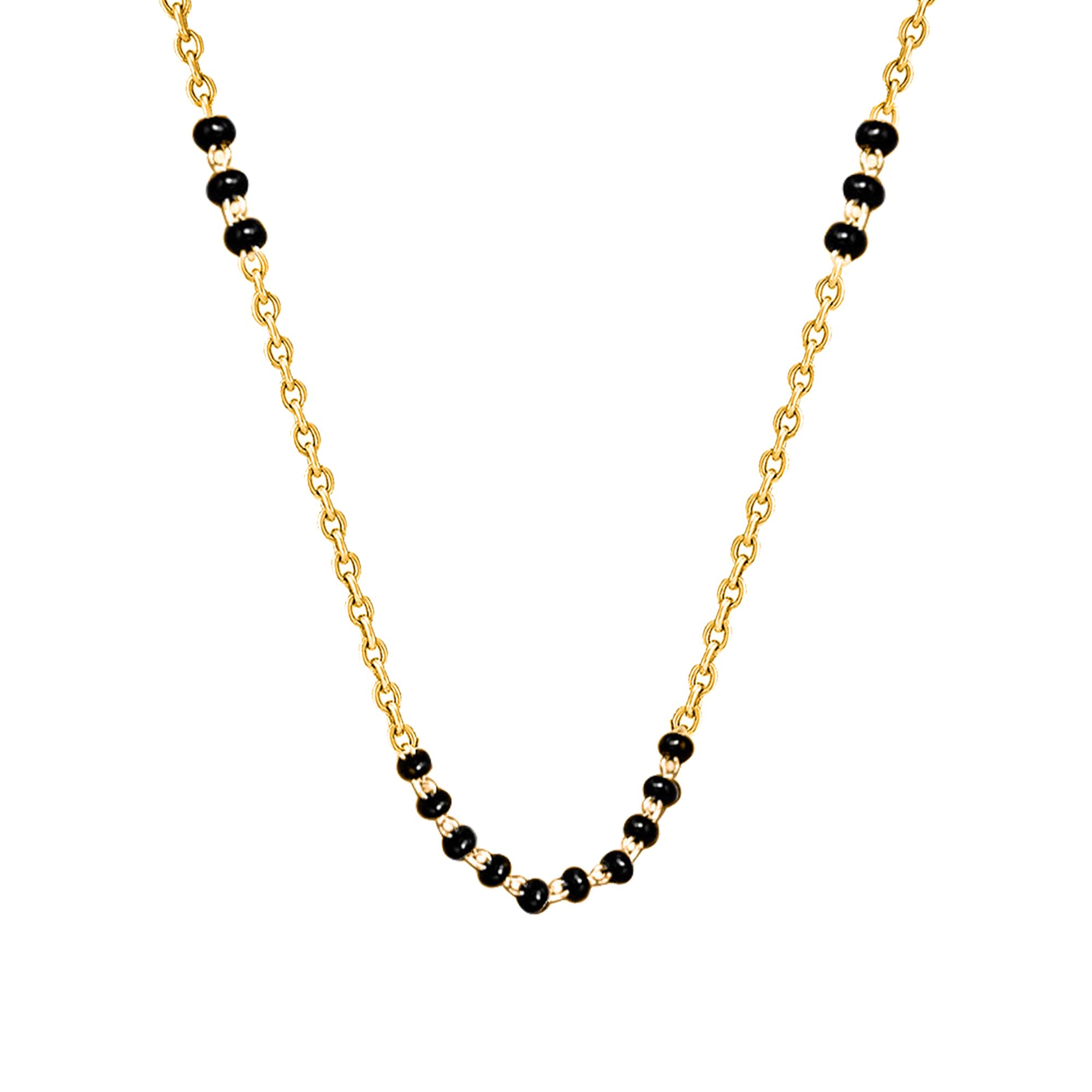 MINUTIAE Gold-Plated Crystal-Studded & Beaded Mangalsutra for Womens & Girls MNT362_G (B0CVW369YK) Amazon Price History, Amazon Price Tracker