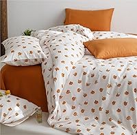 Vista 5 de Duvet Cover Set Bedding Set Comforter Cover Set Cotton Four Pieces Set Bed Sheet Set Double Yarn Soft Bedding Set Skin Friendly Simple Quilt Cover