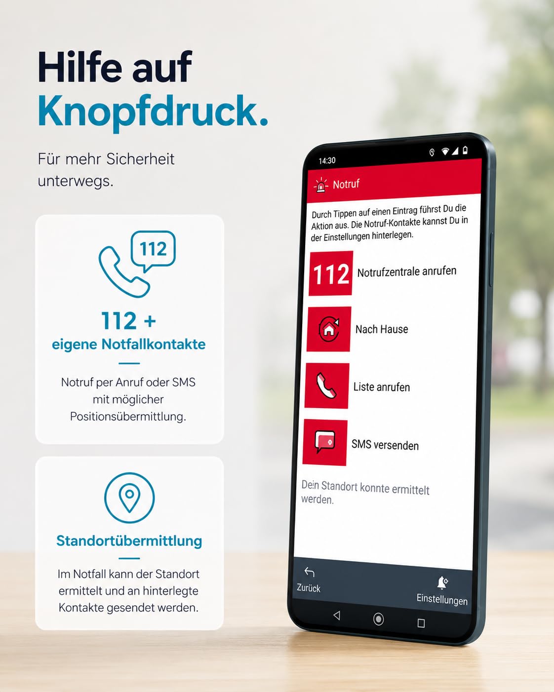 Kids - Sicheres Kinderhandy für Schule & Alltag mit Kinderschutz-Software, Elternmodus, Notruf, sicherem Browser und GPS-Option