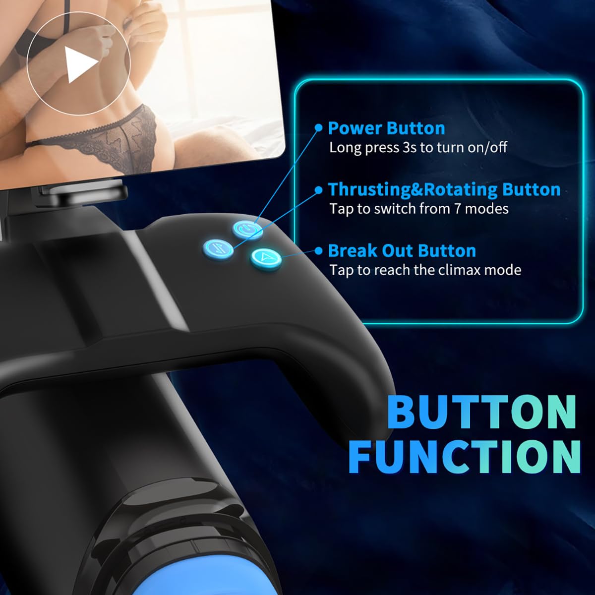 masturbator mit handyhalterung Elektrischer Masturbator Blowjob Simulator mit – Marielove