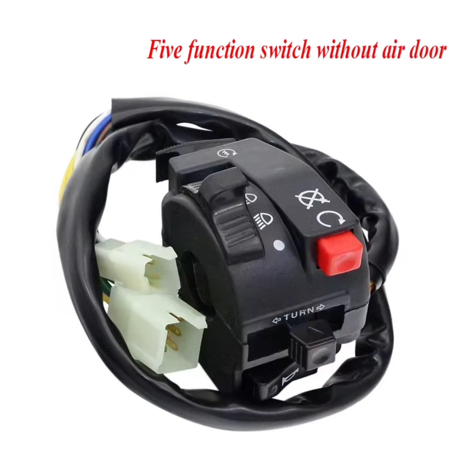 Interruttore Di Avviamento Elettrico Per Moto Per ATV Indicatore Di Direzione Del Clacson Universale Pulsante Luce Lontano Vicino Comando Manubrio