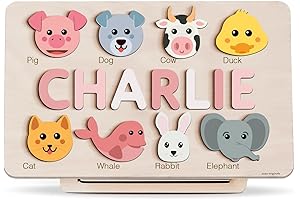 Personalized Wooden Puzzle Gift - Engaging Learning, Early Development