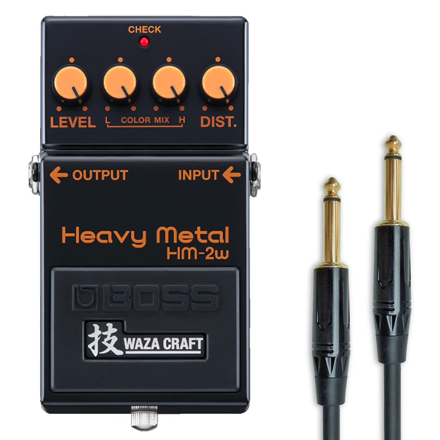 Boss HM-2W Heavy Metal Distortion Waza Craft Pedal +