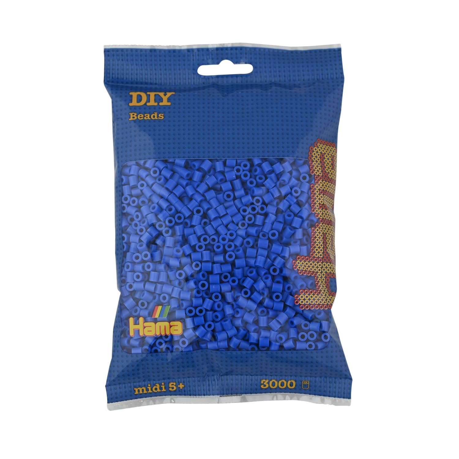 Hama Beads Bag | Approx. 3000 Midi Fuse Beads | Mosaic Decoration Arts & Craft for Creative Children Ages 5+ | Light Blue โ image 1