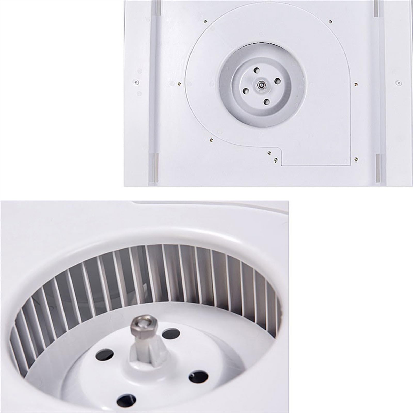 Estrattore Aria Ventilatore di scarico 60x60 cm Montato a soffitto Soffitto silenzioso Potente ventilatore di scarico Ventilatore for ufficio commerciale Anti riflusso Ventola Aspirazione