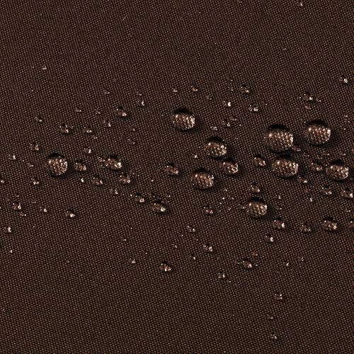 Image of N&Y HOME Fabric Shower Curtain or Liner with Magnets, Brown | Hotel Quality, Machine Washable, Water Repellent, Standard Size