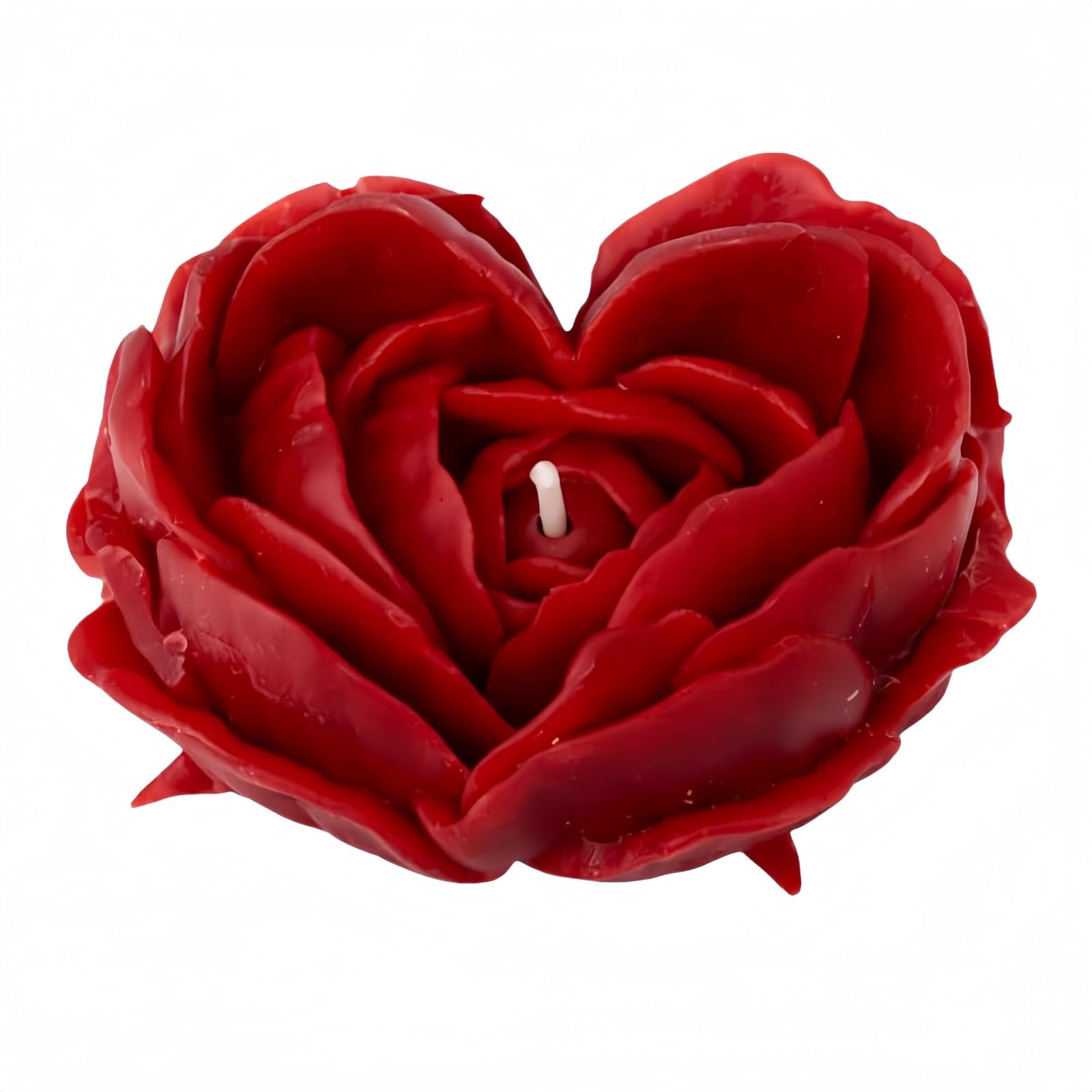 Heart Rose Shaped Scented Candle,Handmade Soy Wax Decorative Candle Gift for Mum,Mother’s Day Present,Birthday,Anniversary,Wedding & Home Gifts for Women,Scented Candles Gifts for Women