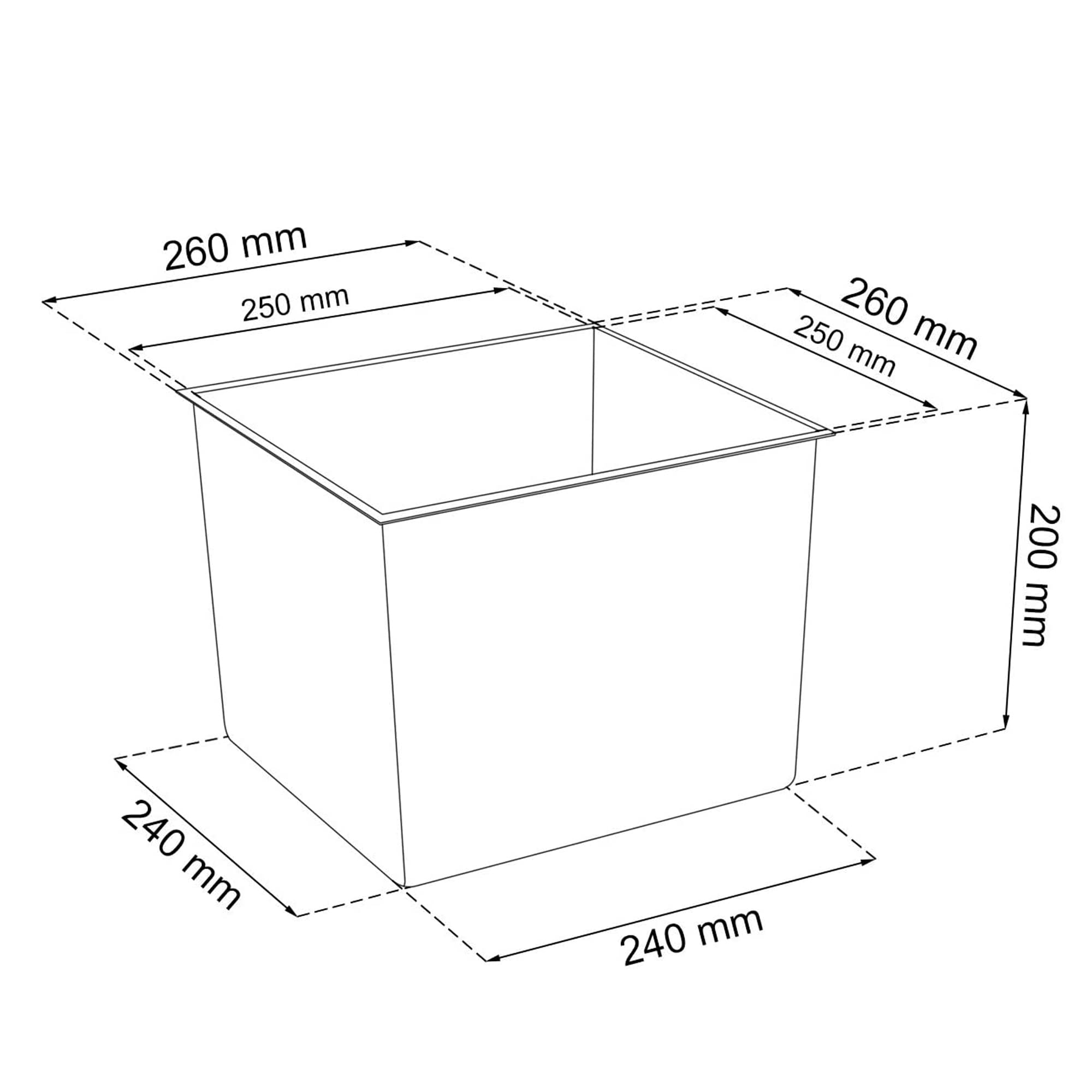 Prosperplast Macetero Urbi 50 cm Alto plástico Fower Pot con Interior Liner, 7 Colores, Antracita, 50 cm
