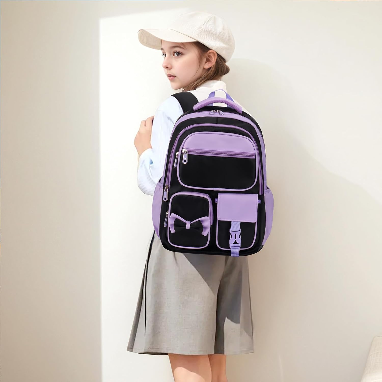 Backpack for Girls Lightweight Kids Backpacks for Middle School Students Book Bag for Elementary Student Teen Girls Toddler Backpack for School - Image 7