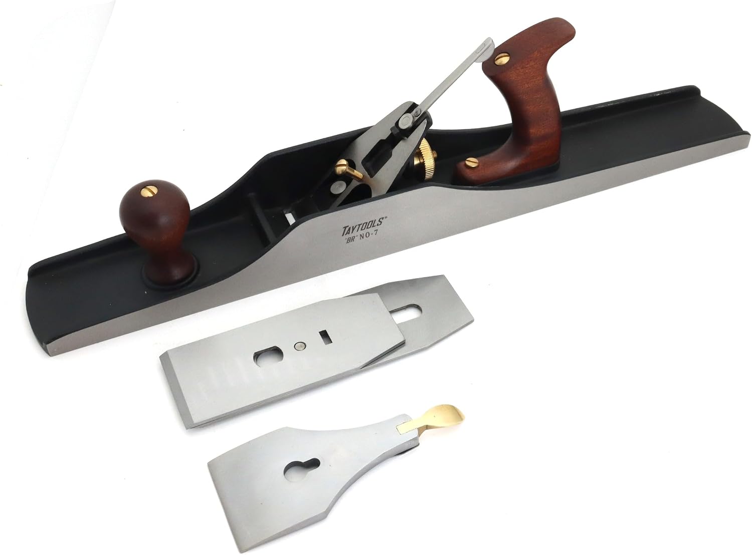 Taytools #7 Premium Bedrock Style Flattop Jointer Plane Bench Plane - 22-1/8" Sole, 2-3/8" Blade Cryo O1 Steel