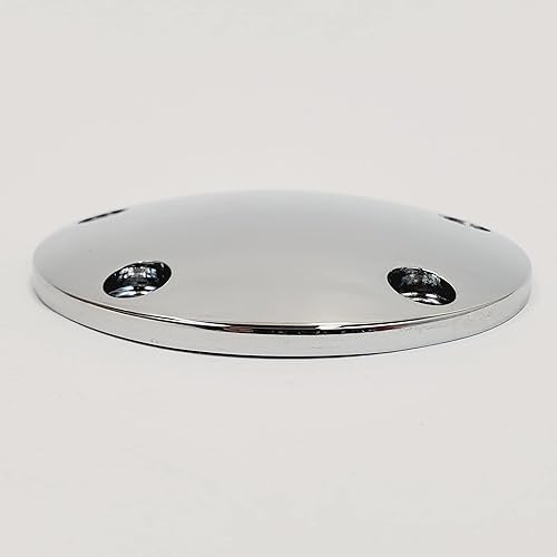Miniatura 2 de Cubierta de temporizador de doble leva con cúpula cromada de 5 agujeros, compatible con modelos Harley Softail, Dyna, FXR y Touring 1999-2017 Twin