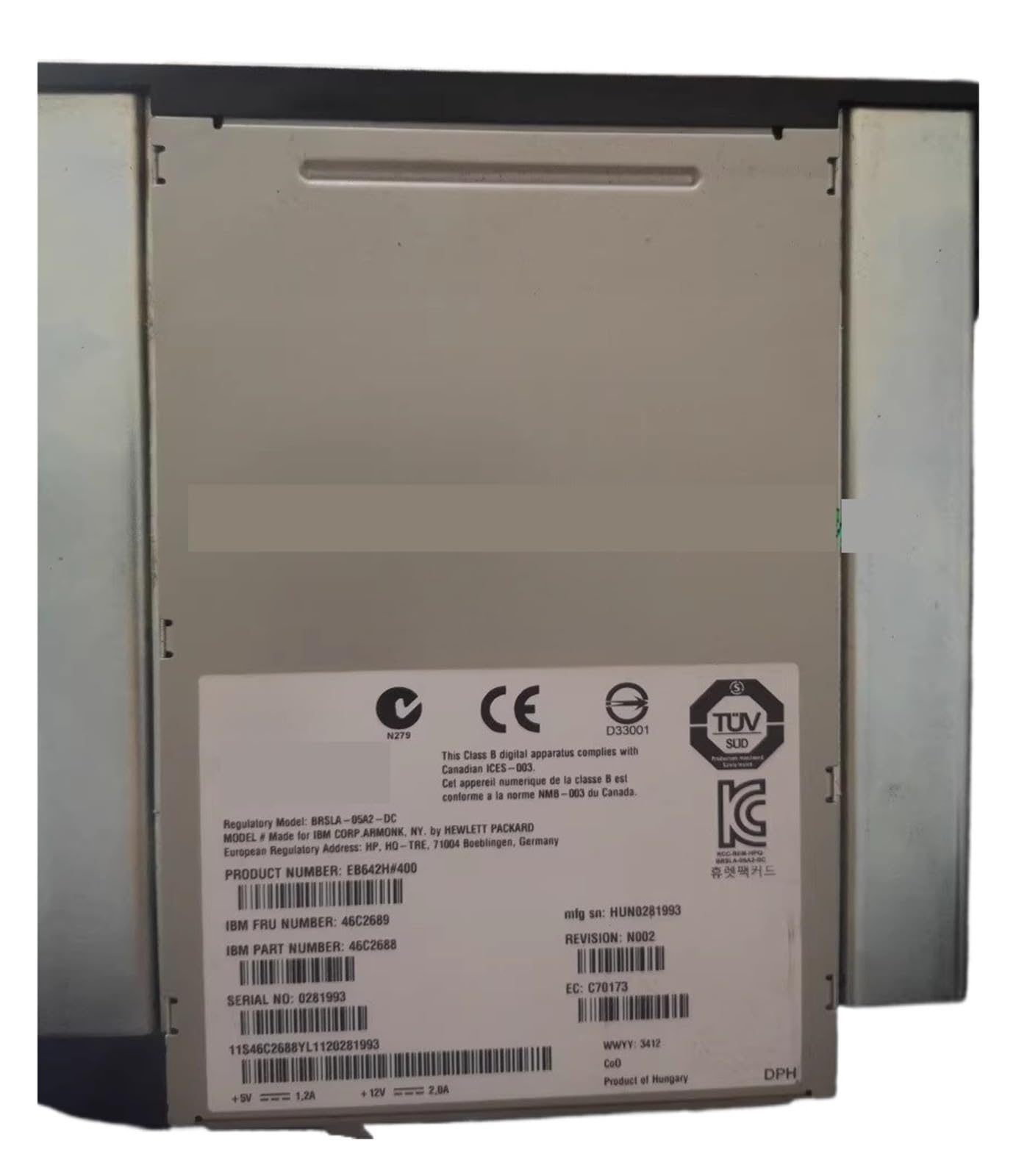 Alimentation 5619 23R9723 23R9722 46C2689 46C2688 pour DAT160