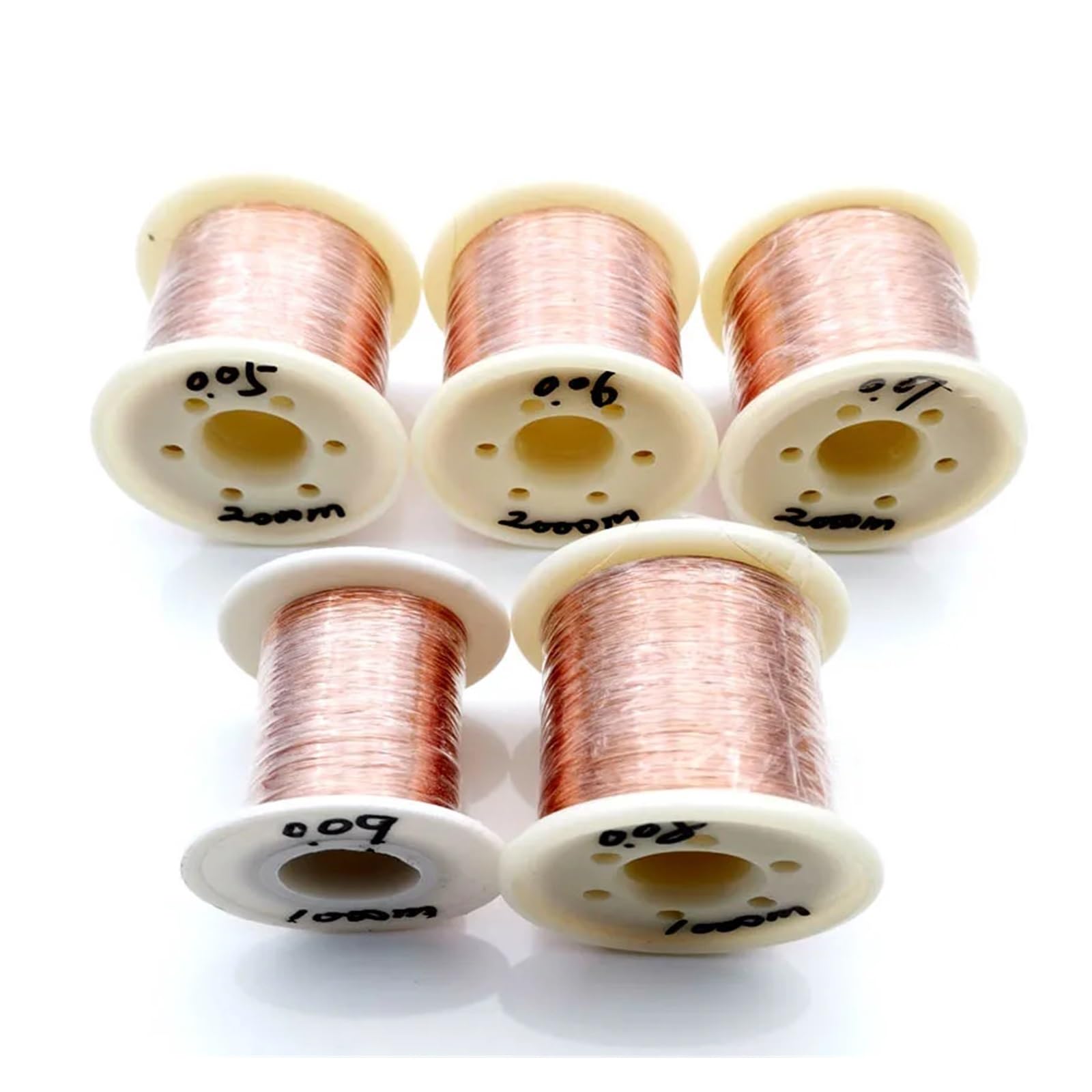 Kupfer-Spulendraht, 0,13 mm,25,51 1, Kupferdraht Magnetdraht Emaillierter Kupferwickeldraht Spule Kupferdrahtwicklung(0.31mm)