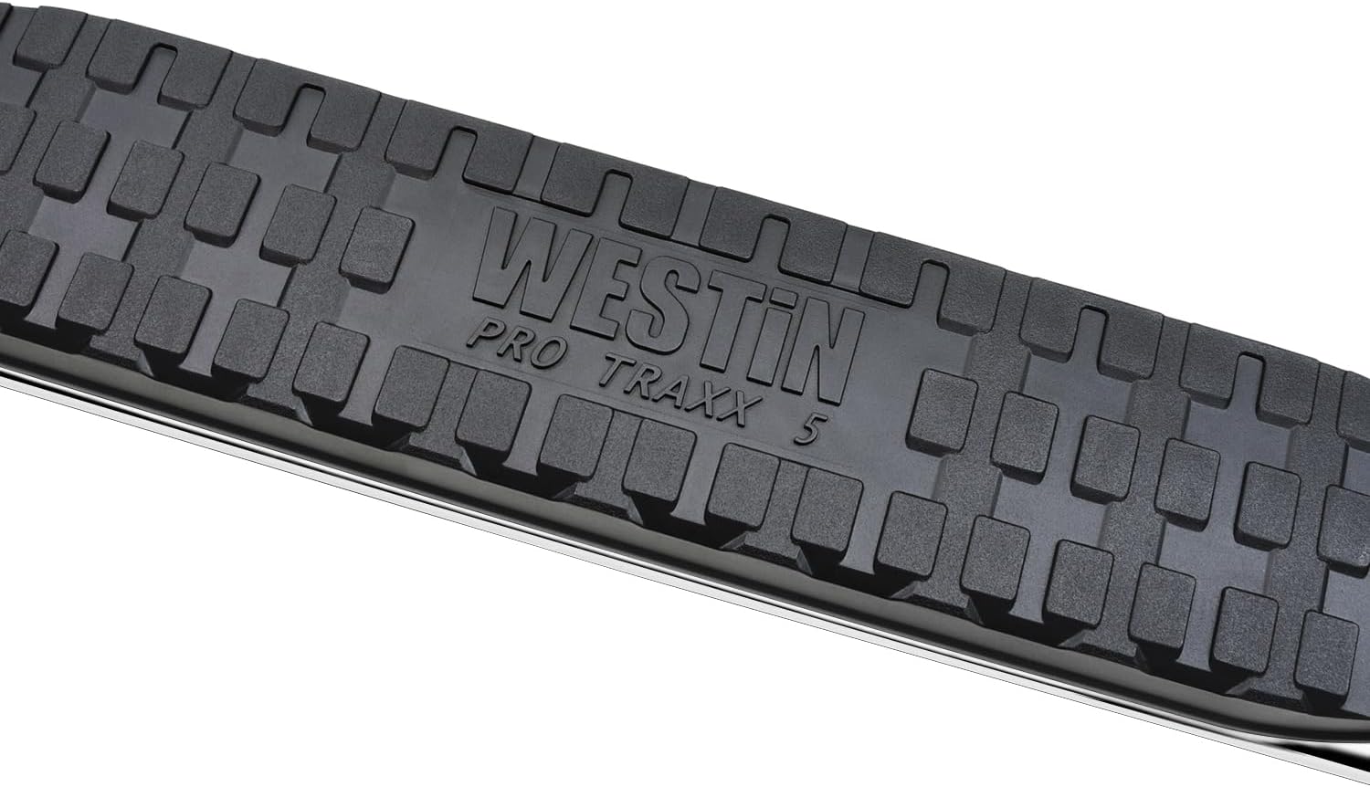 Westin 21-534760 PRO TRAXX 5 Oval Wheel to Wheel Nerf Bars fits 2020-2025 Silverado Sierra 2500 3500 Crew Cab 6'5" Bed Stainless Steel Pair