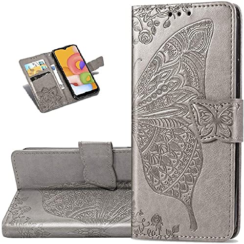 Perkie Butterfly Embossing Faux Leather Wallet Flip Case Kick Stand Magnetic Closure Flip Cover for Redmi Note 12 Pro 5G (Grey) (B0BTVRY2JP) Amazon Price History, Amazon Price Tracker